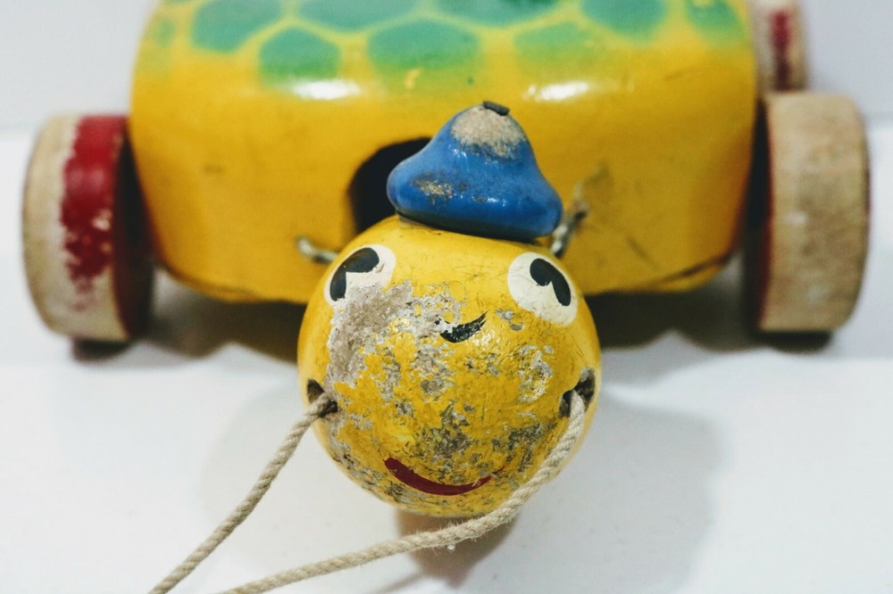 Vintage Pull Toy Turtle from Red Robin