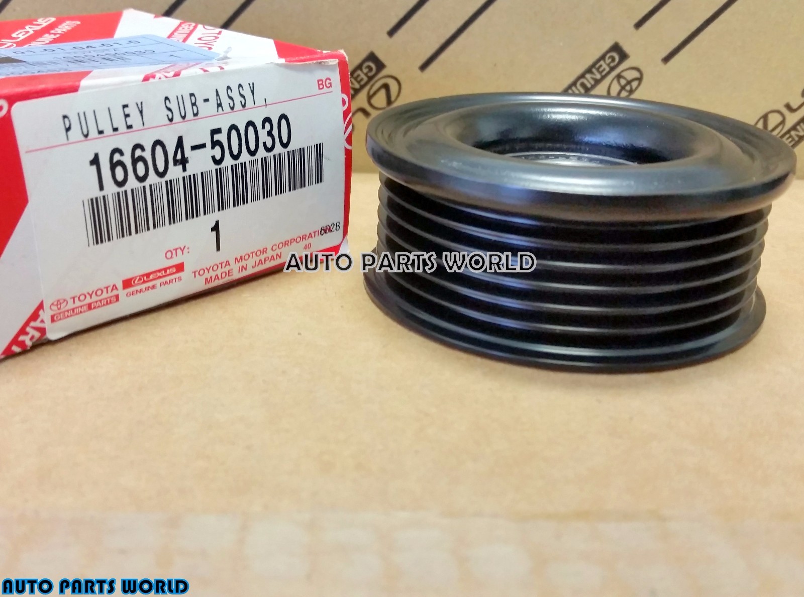 GENUINE OEM TOYOTA TUNDRA GS SC V8 DRIVE BELT TENSIONER IDLER PULLEY 16604-50030