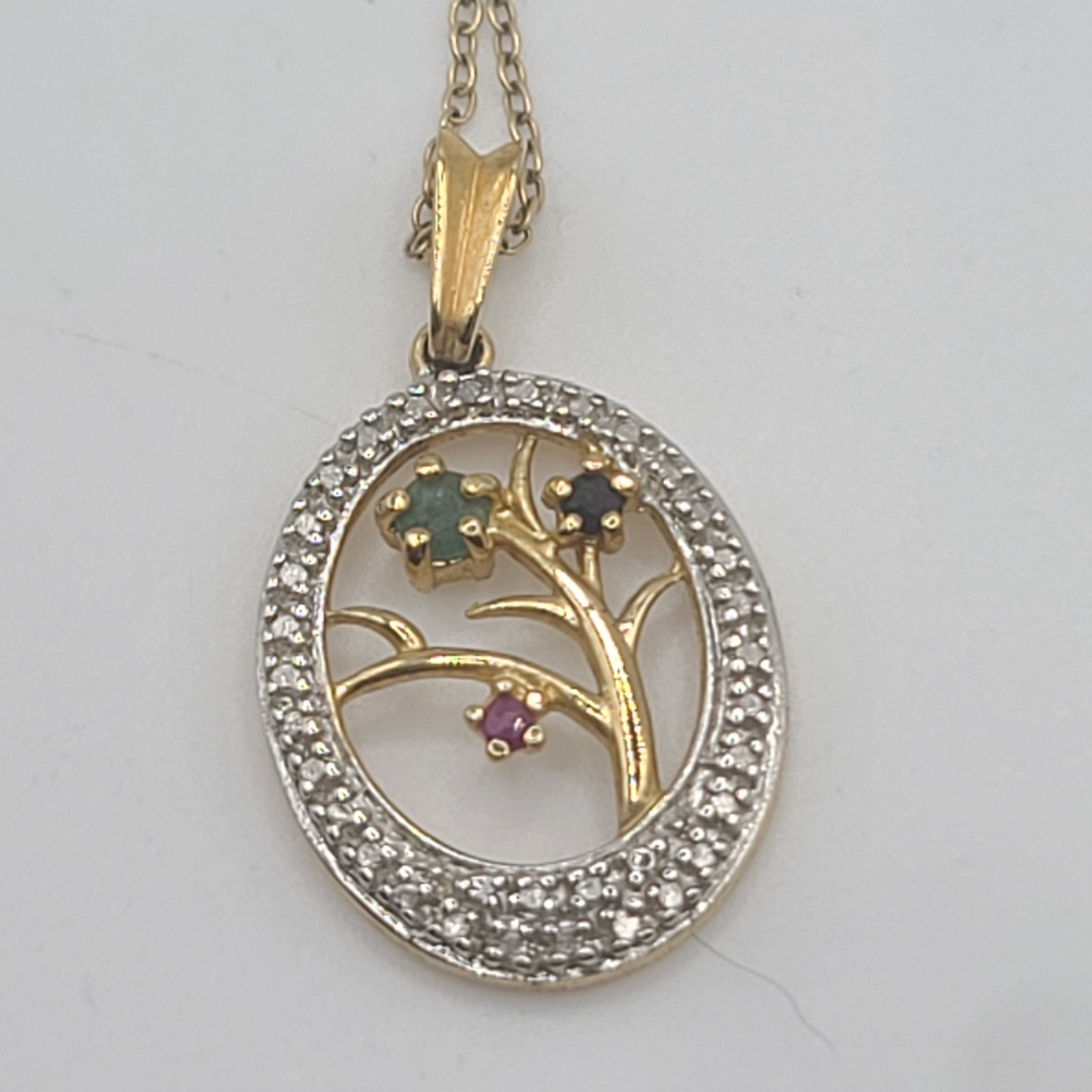 Ross Simmons Tree of Life Necklace 925 18"