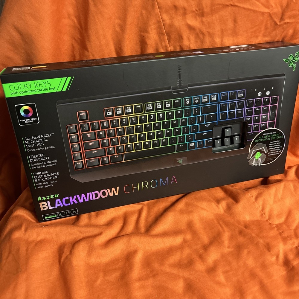 Razer blackwidow chroma German Layout Gaming Keyboard