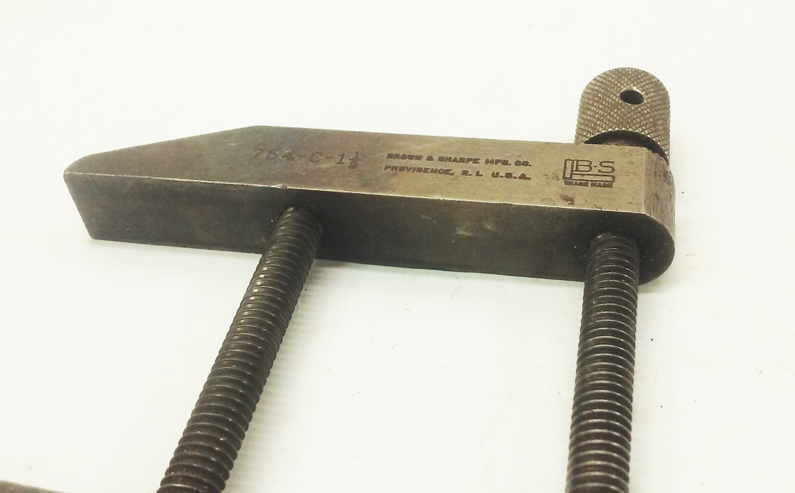 BROWN & SHARPE 754-C-1 1/2" Tool Makers Machinst Parallel Clamp USA