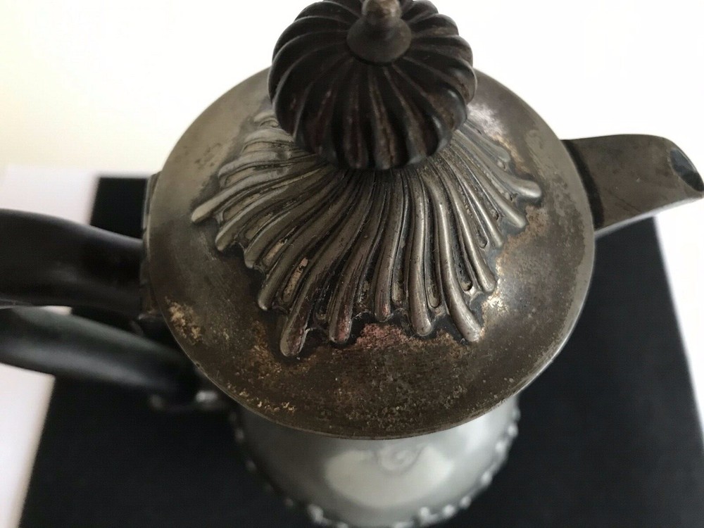 Victorian Silver Plated Coffee Pot / Hot Water Jug