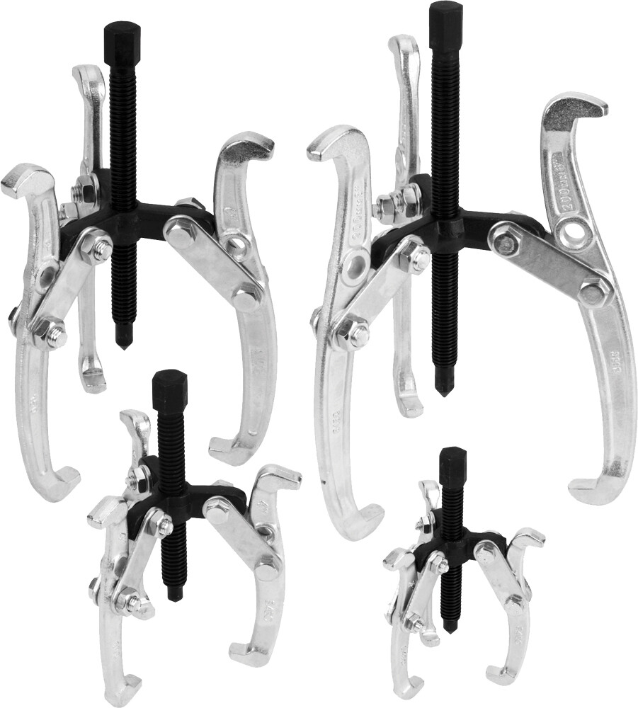 PERFORMANCE TOOL 4 Pc 3 Jaw Gear Puller Set W134DB