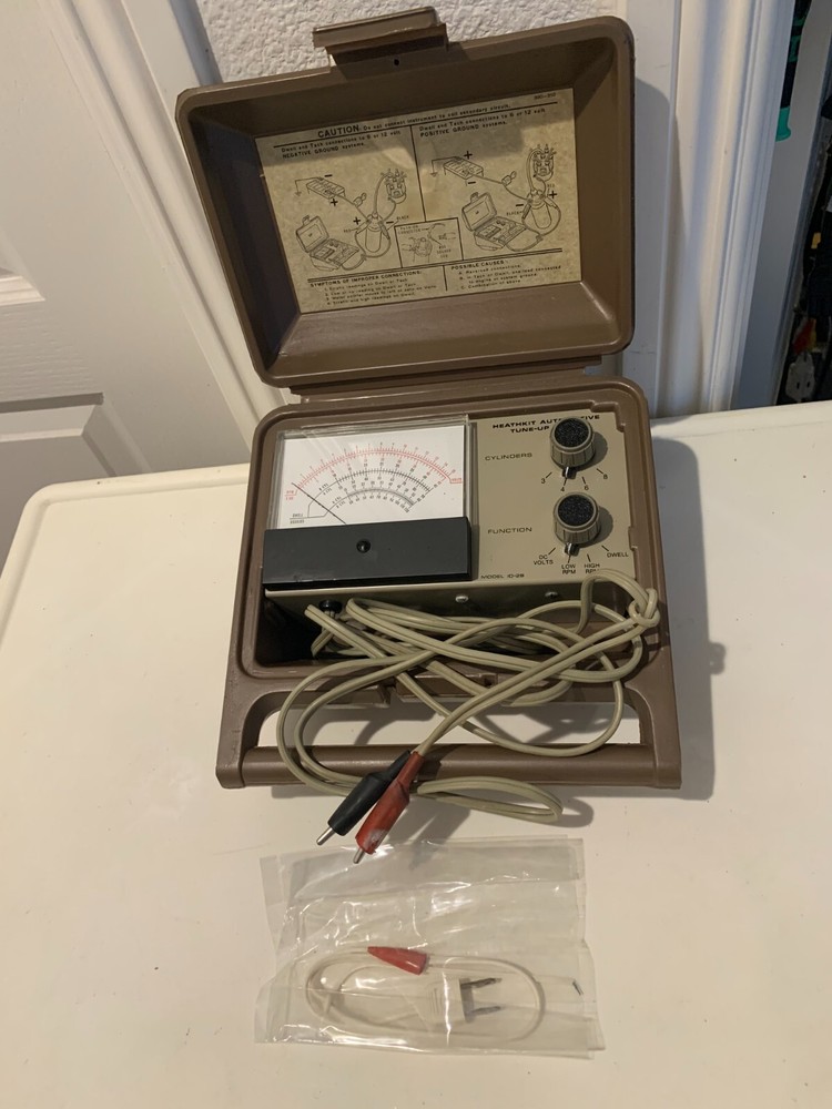Vintage Heathkit model ID 29 in plastic carry case Untested