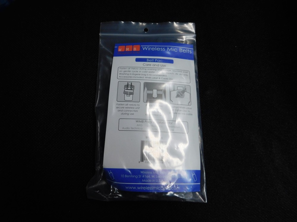 WMB Wireless Mic Belts