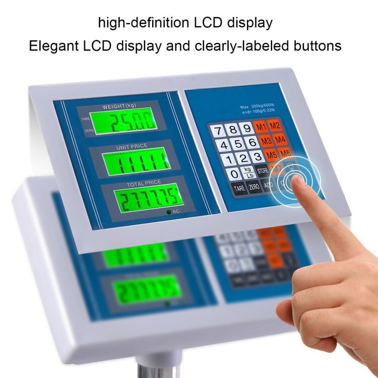 660lbs Portable Weight Computing Digital Electronic Platform Scale Digital Floor