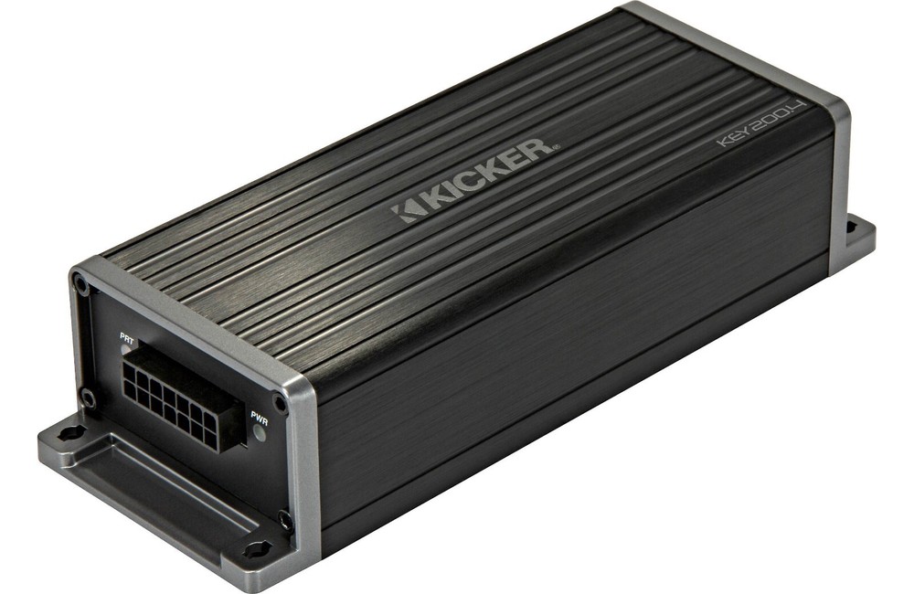 Kicker 47KEY200.4 4x50 watt 4-Channel Full-Range Smart Amplifier