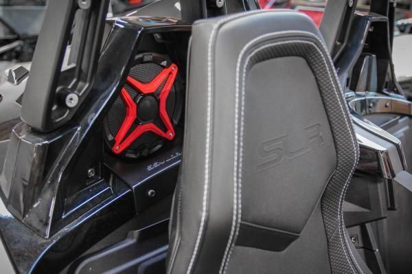 SSV Works Behind Seat 6.5" Unloaded Speaker Pods For Polaris Slingshot 2015-21