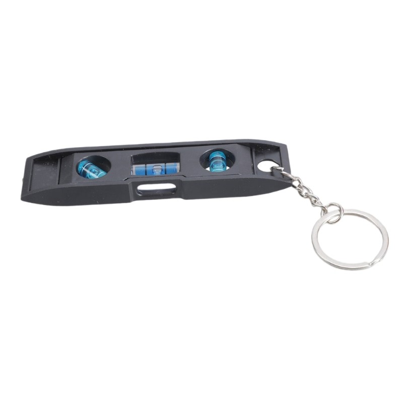 Level 3 Bubble Precise Horizontal Ruler Keychain for Quick Measurements