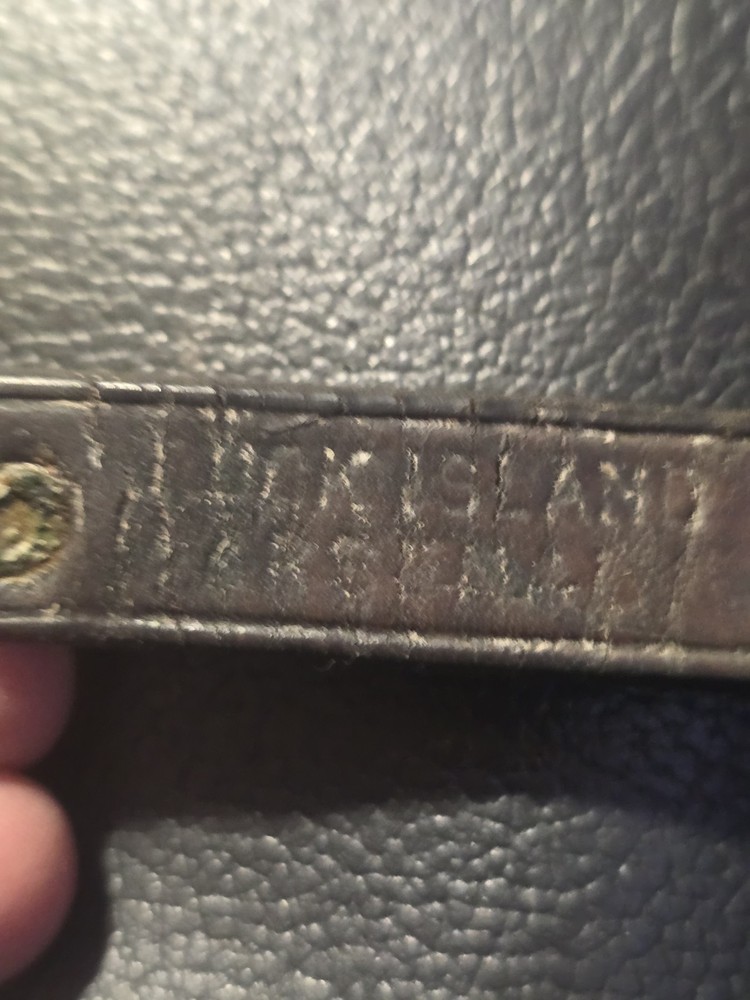 US Cavalry Link Strap Marked R.I.A 69 B