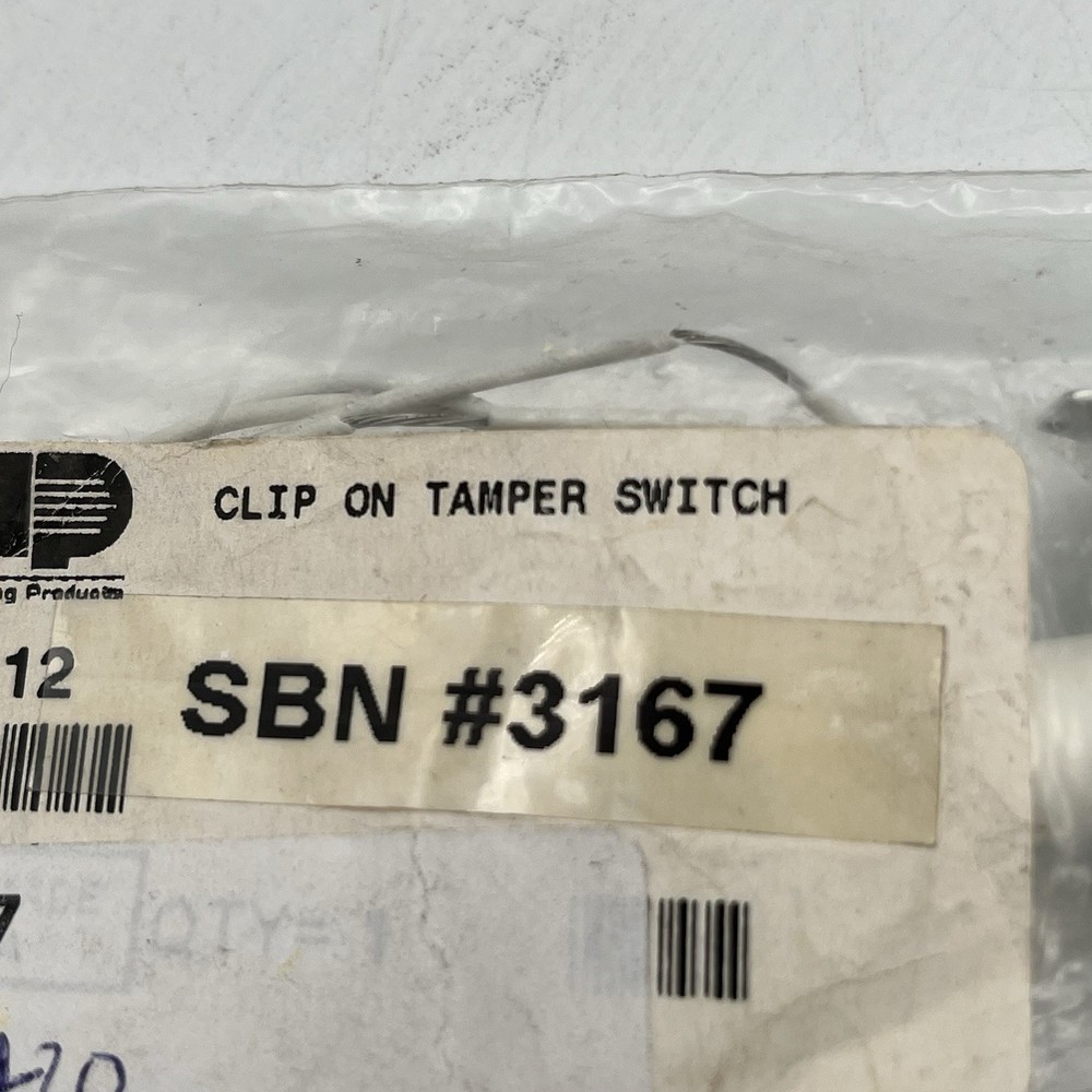 NEW!! DMP Sentrol Security Tamper Switch Clip On White - 3012 - SR-3012