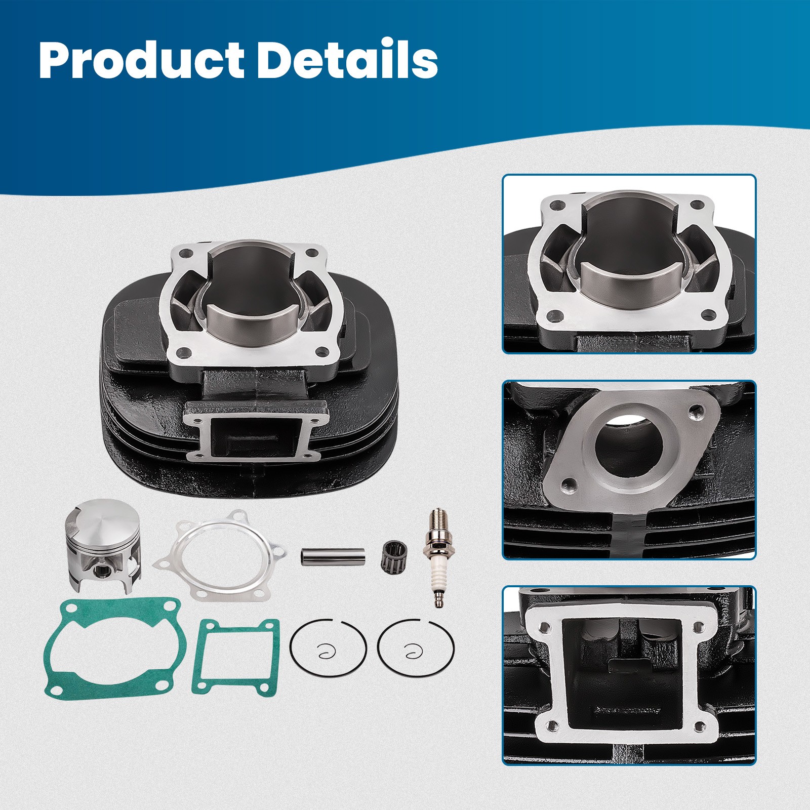 New Cylinder Piston Gasket Top End Kit for Yamaha Blaster 200 YFS200 1988-2006