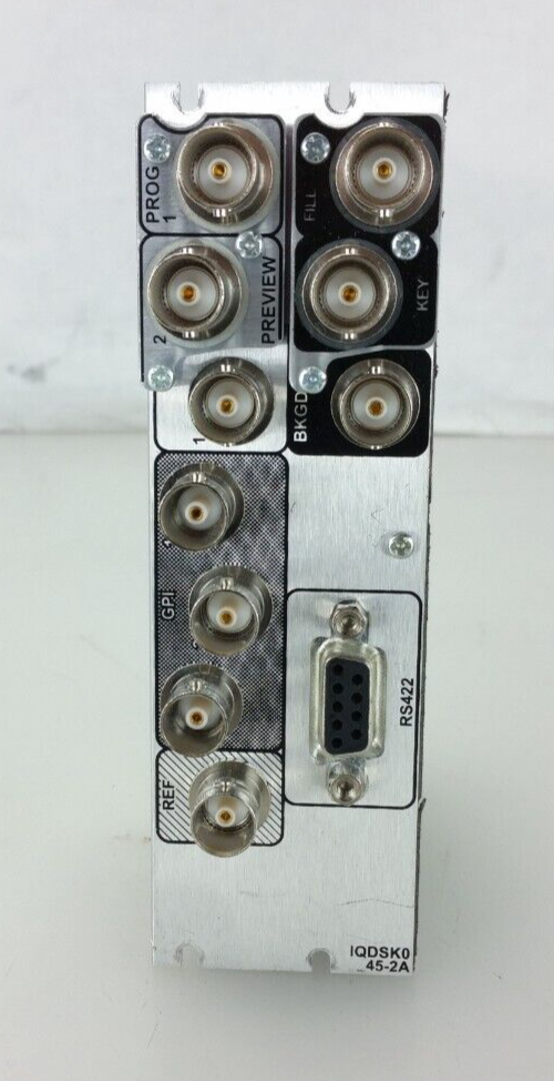 Snell & Wilcox Card IQDSK045-2A back panel