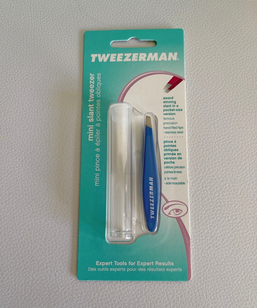 NEW Tweezerman Mini Slant Tweezer **Pick**