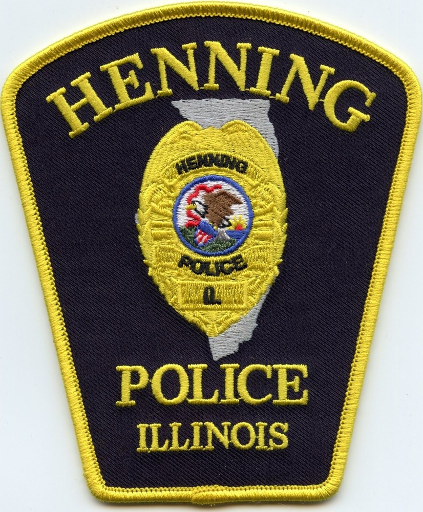 HENNING ILLINOIS POLICE PATCH