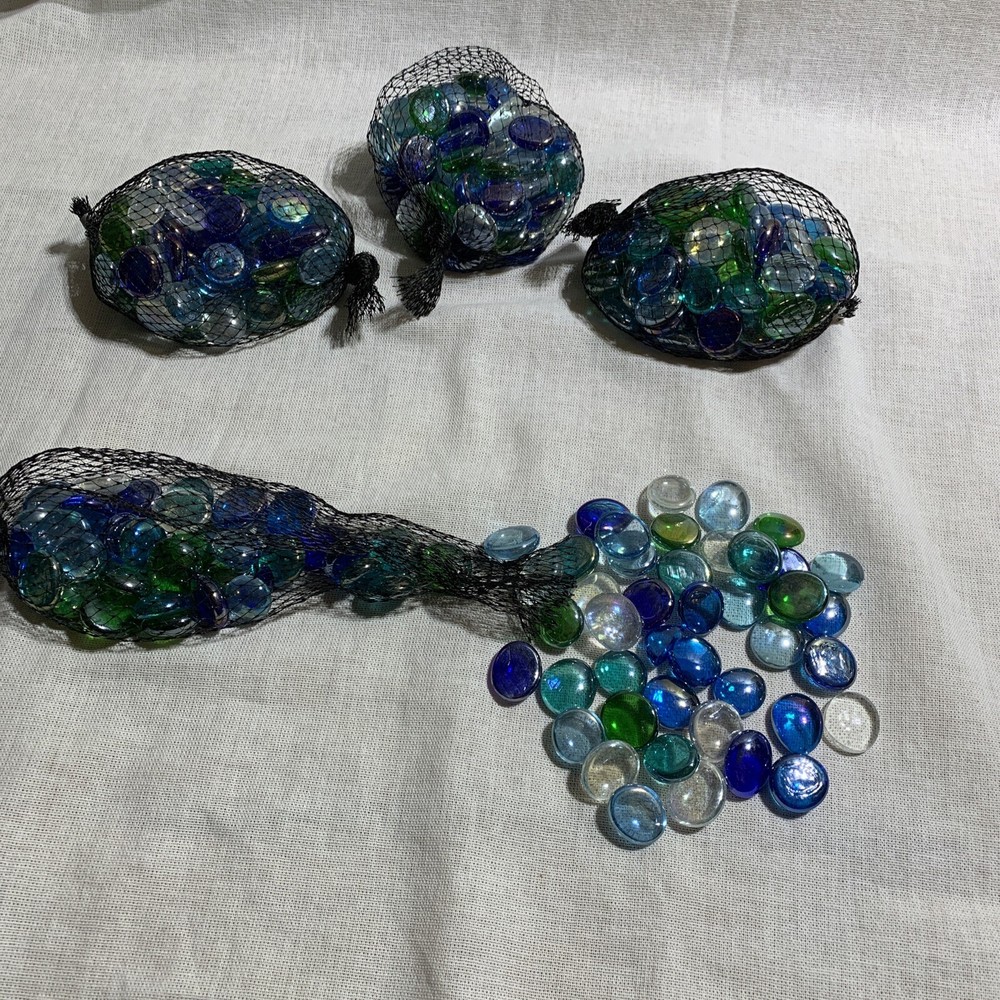 Flat Glass Marbles 3 Pounds