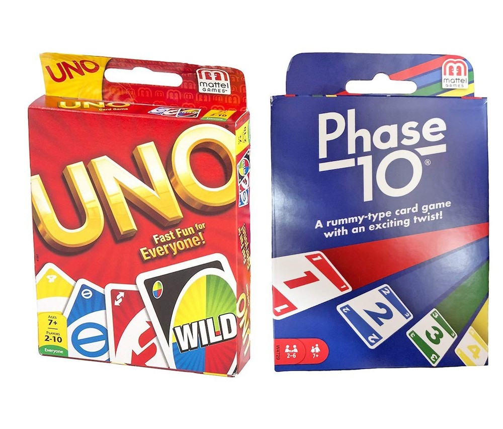 Phase 10 Card Game with UNO Card Game