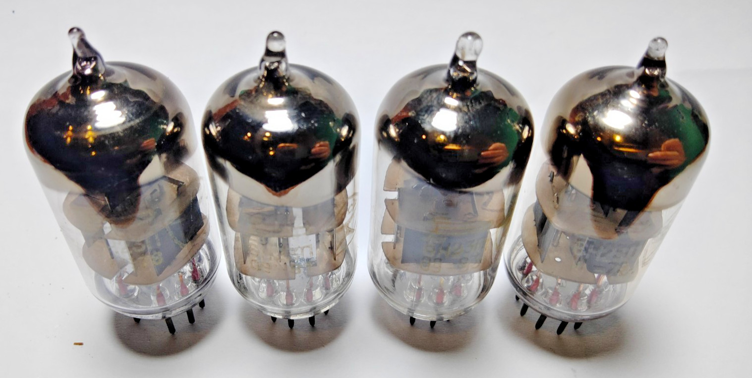 4 pcs NEW 6N23P / ECC88/6DJ8 Voshod tubes Matched Quad