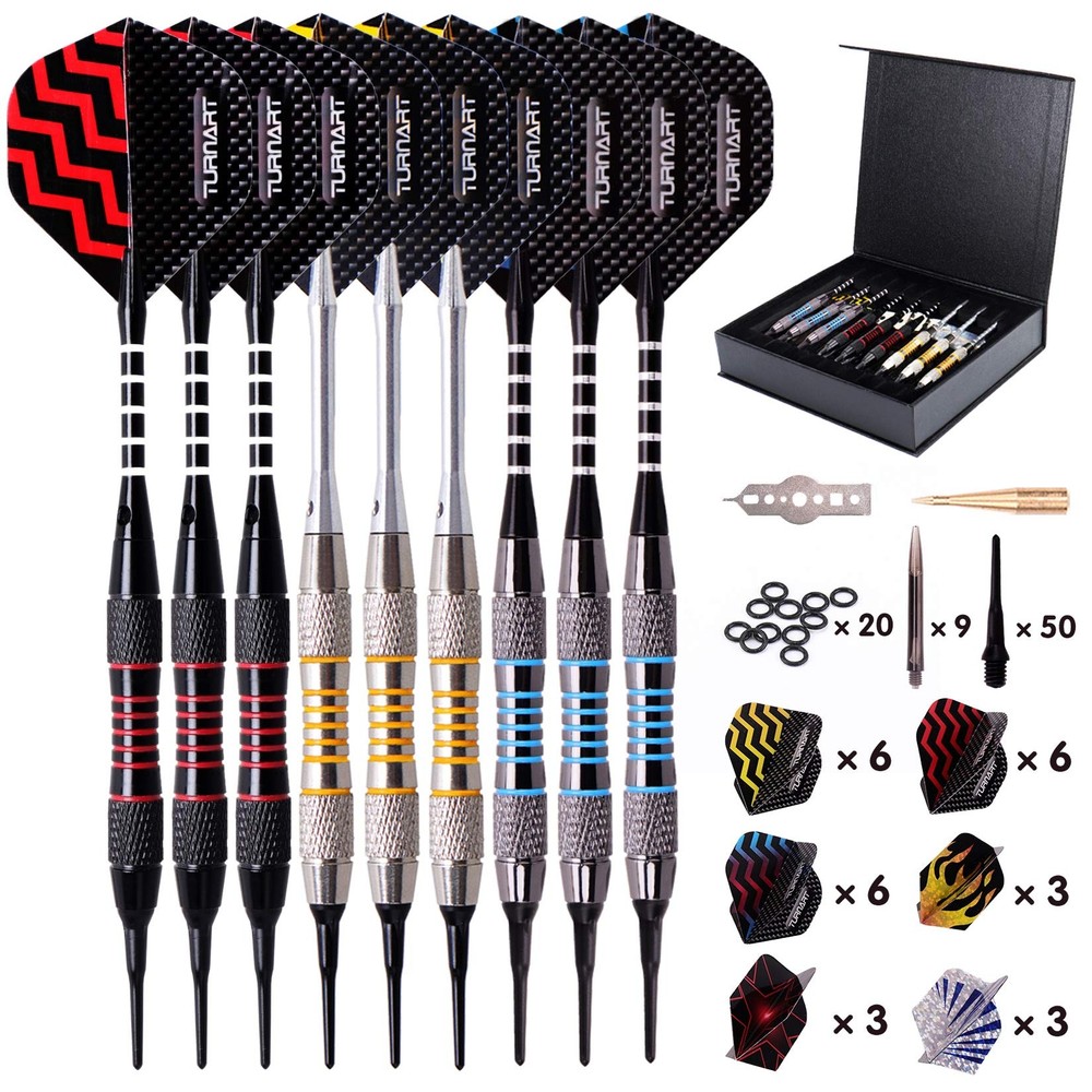 Darts Plastic Tip - Professional Soft Tip Darts Set for Electronic Dartboard ...