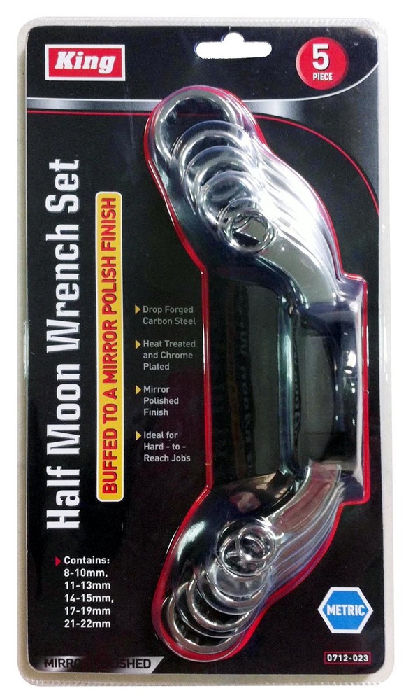 Half-Moon Wrench Set NEW