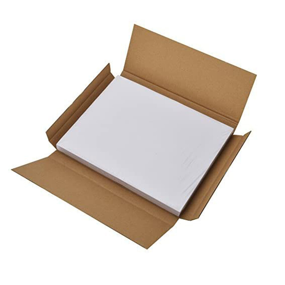 50-10000 Premium 8.5"x 5.5" Half Sheet Self Adhesive Shipping Labels 2 Per Sheet