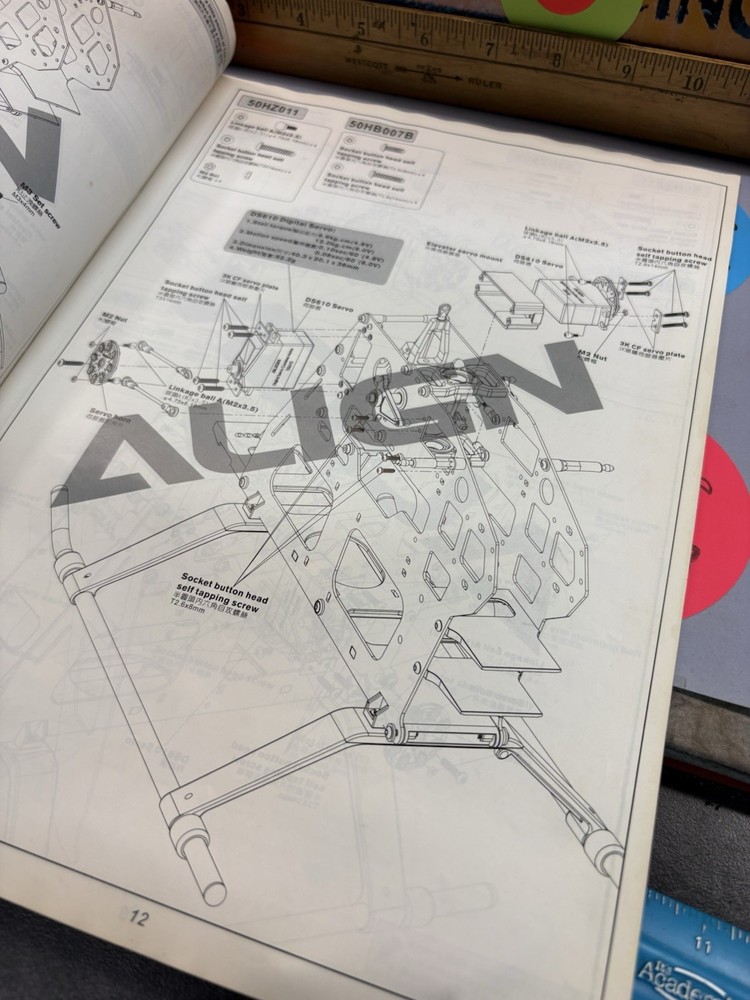 ALIGN TREX-600 ESP / EP-HELICOPTER INSTRUCTION MANUAL