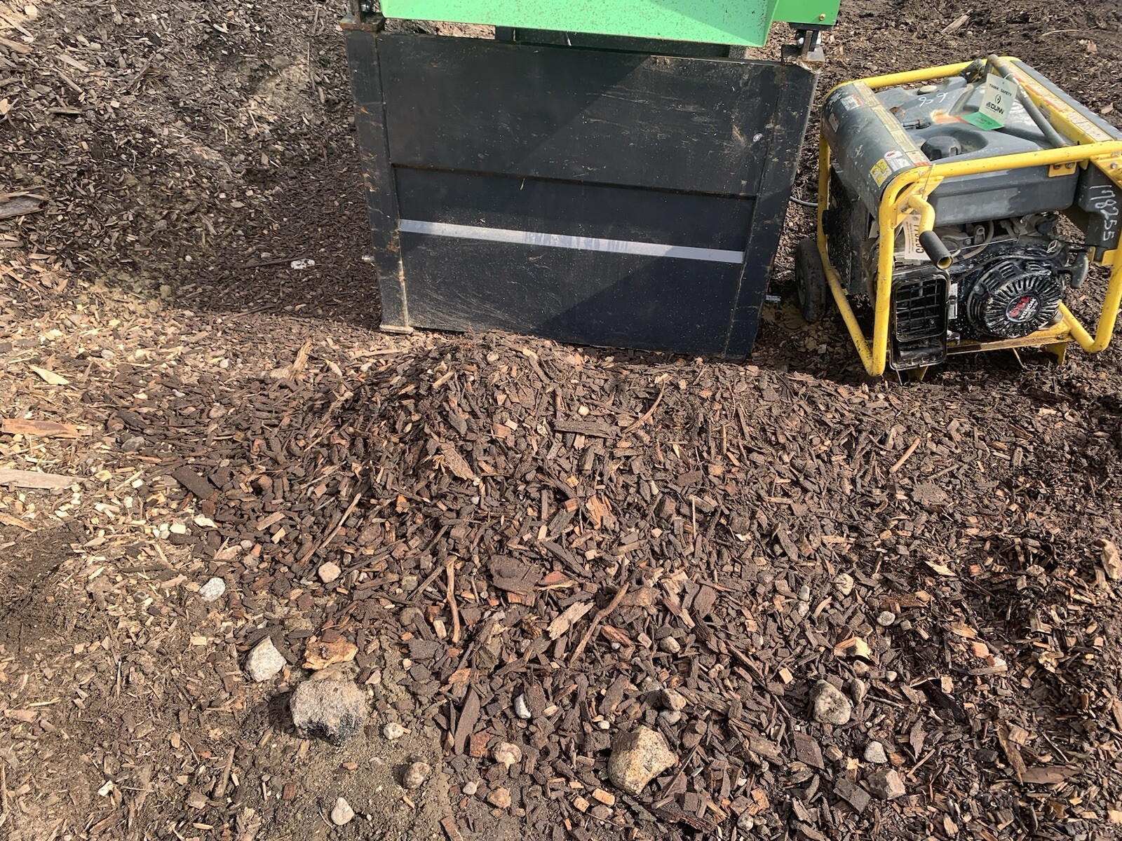 GF480 Rotary Trommel firewood/Gravel Screen 220V 1 Ph Operates On Generator