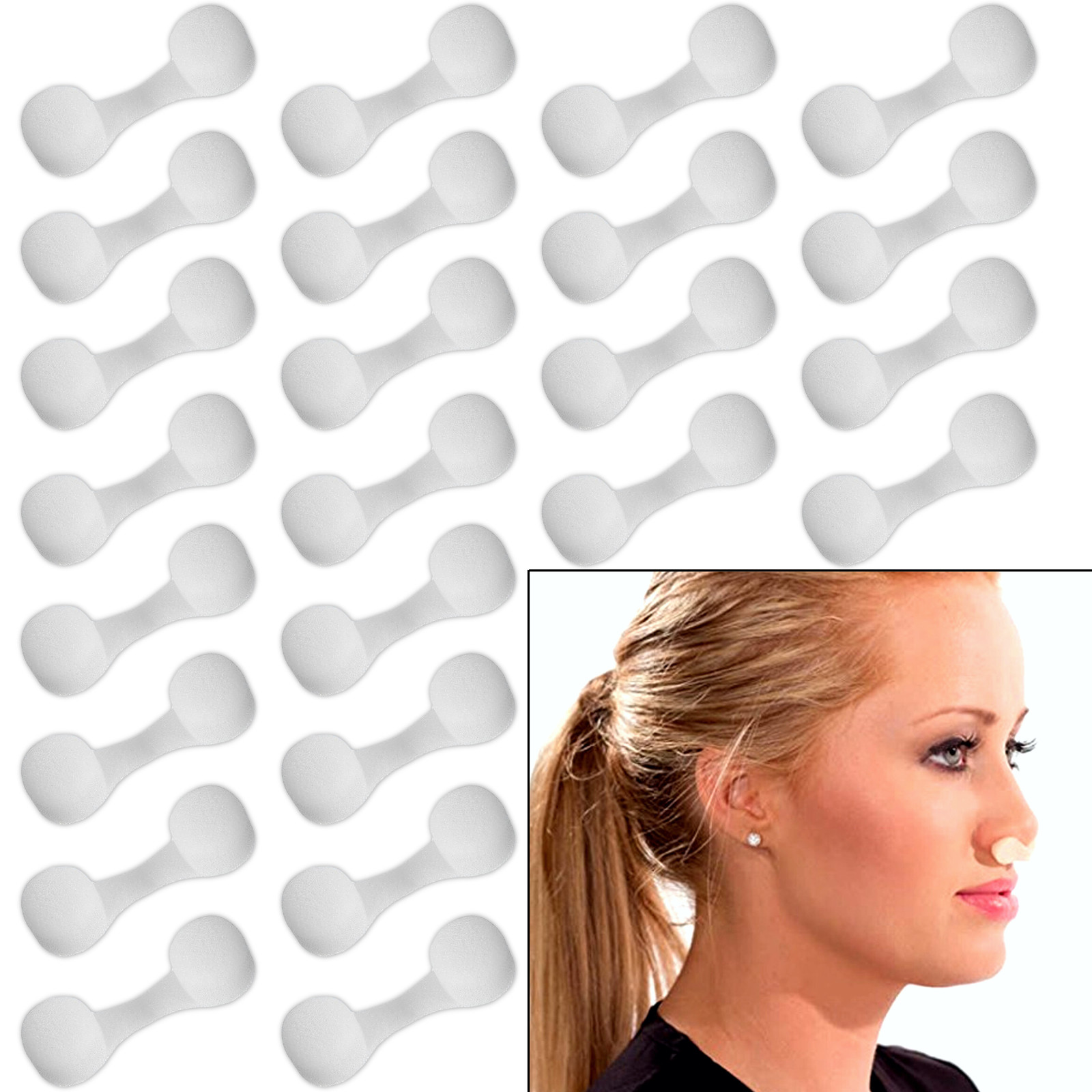 Foam Nose Plug Filters for Spray Tanning Overspray, Dust and Allergies,
