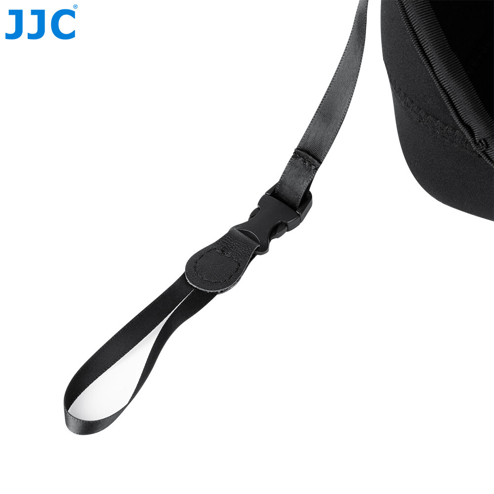JJC Black Neoprene Pouch Camera Case Canon EOS R7 R10 +RF-S 18-45mm Lens