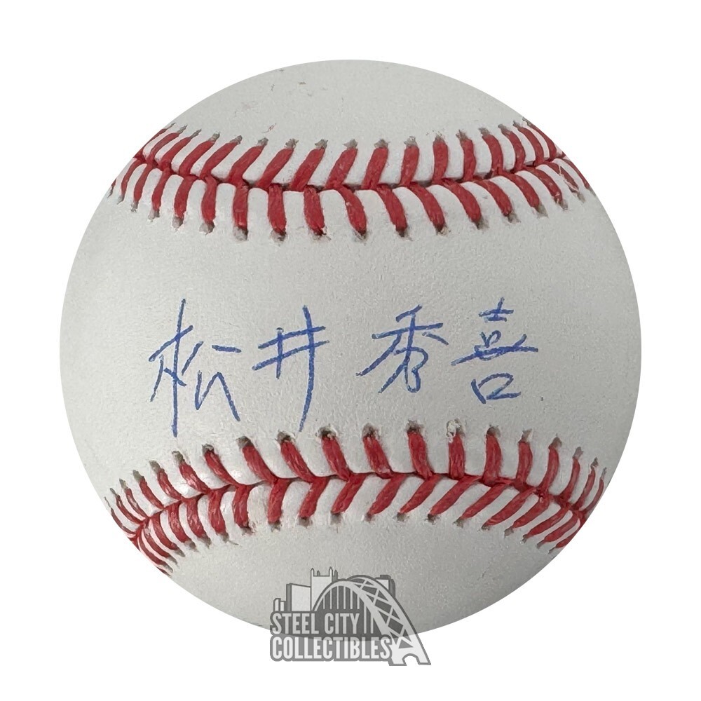 Hideki Matsui Kanji Autographed Official MLB Baseball - BAS
