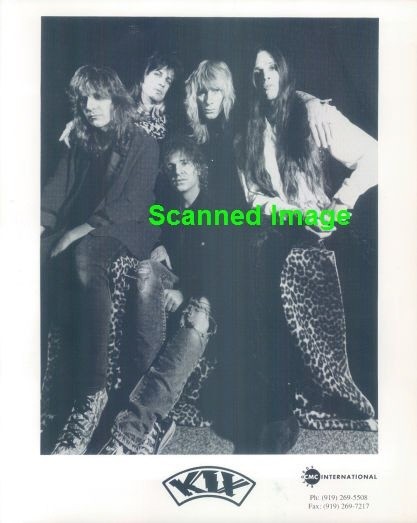 Press Photo: KIX 8x10 B&W
