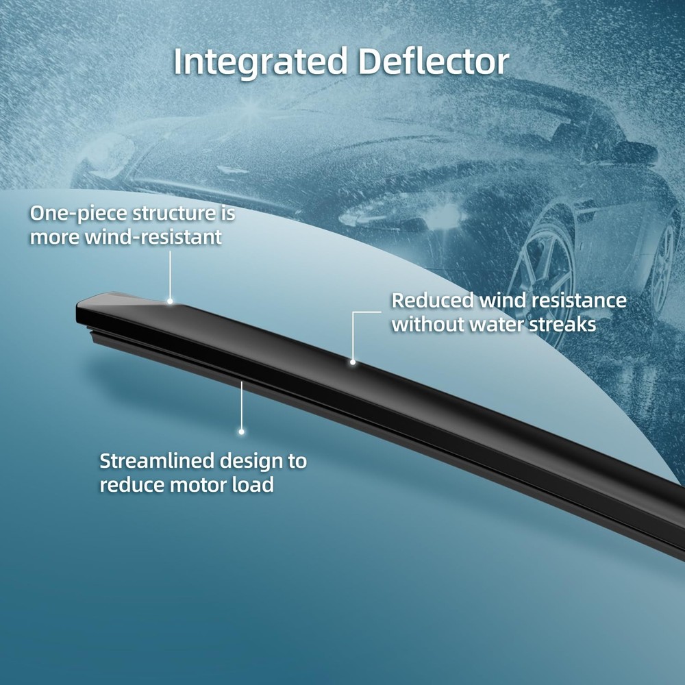 Wiper Blades Replacement for Chevrolet Traverse 2009-2011 Windshield Wipers-3...