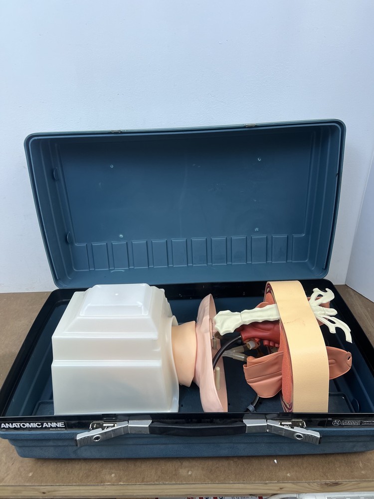 Laerdal Anatomic Anne CPR Training Manikin Torso Head with Case & Accessories