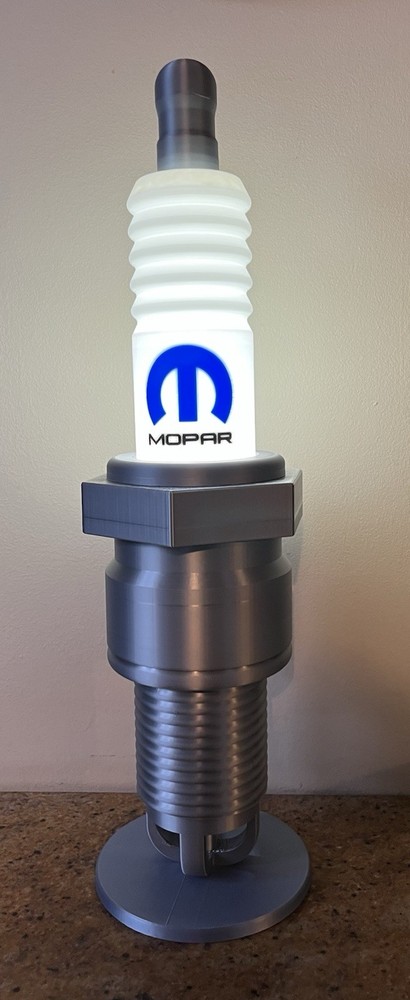 Mobar Branded Spark Plug Model Lamp