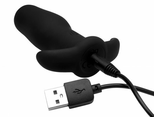 Silicone Anal butt plug with Wireless remote-control USB Rechargeable