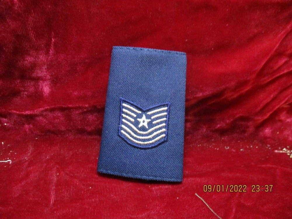 USAF Master Sergeant Small Rank Shoulder Board Pair