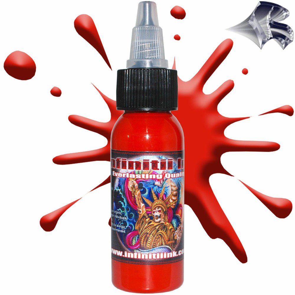 Infinitii Bright Red Tattoo Ink 1oz