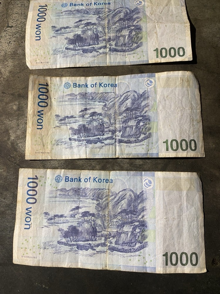 1000 South Korean Won (3)