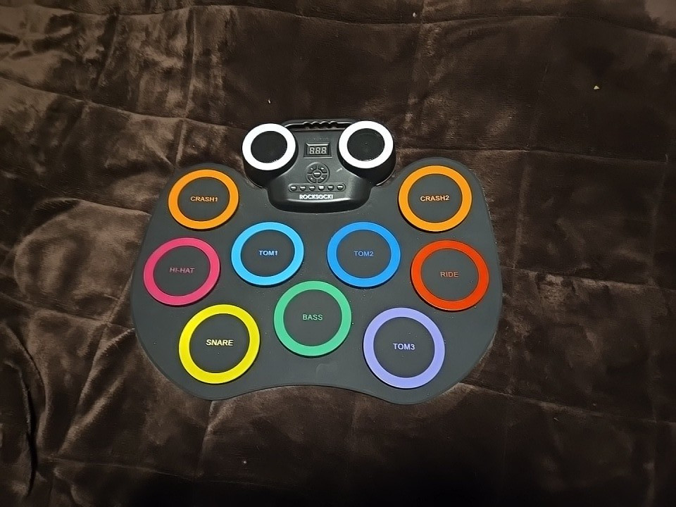 ROCKSOCKI Electric Drum Set, 9-Pad  Electronic Drum Set