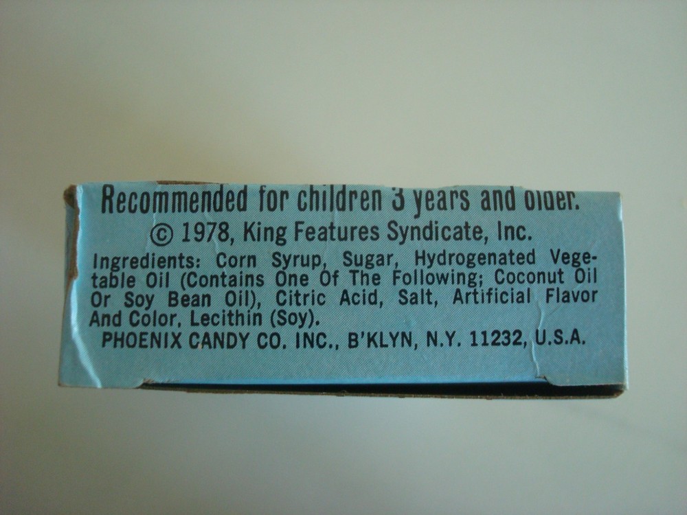 RARE! 1978 FLASH GORDON CANDY & 2 PRIZES EMPTY BOX PHOENIX CANDY Co.