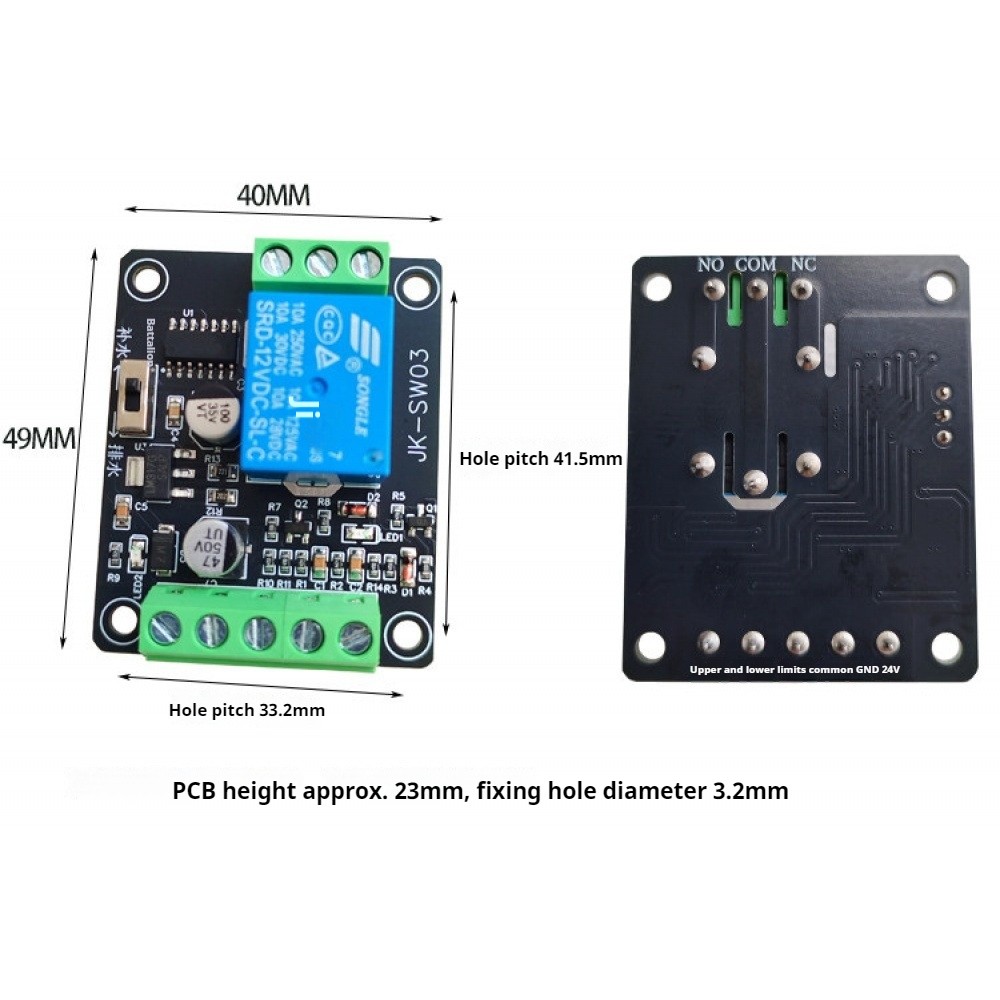 Electrode Water Level Controller Board Liquid Level Detector for Water Tank