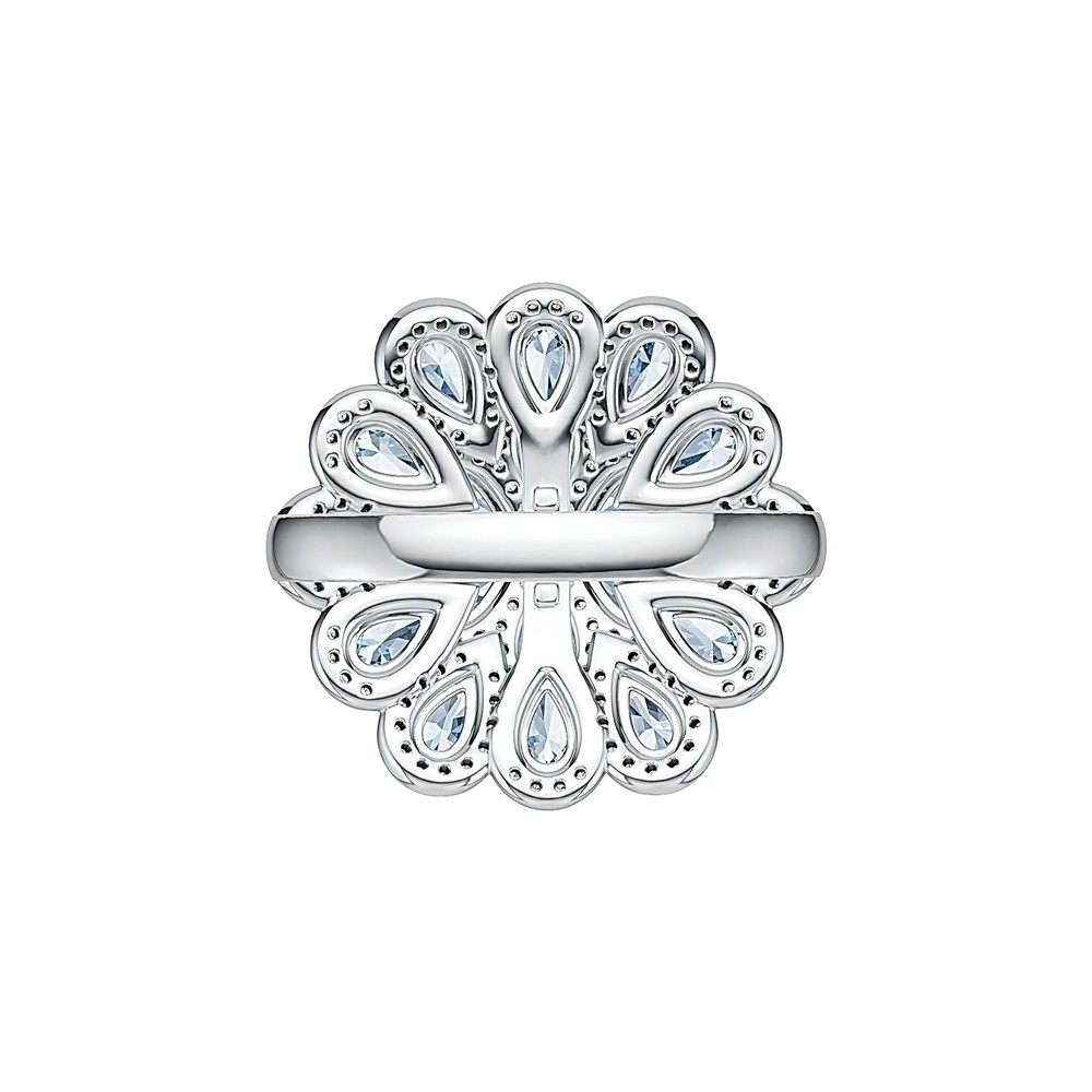 Sterling Silver Semi Mount Ring Setting Pear PE 5X3mm