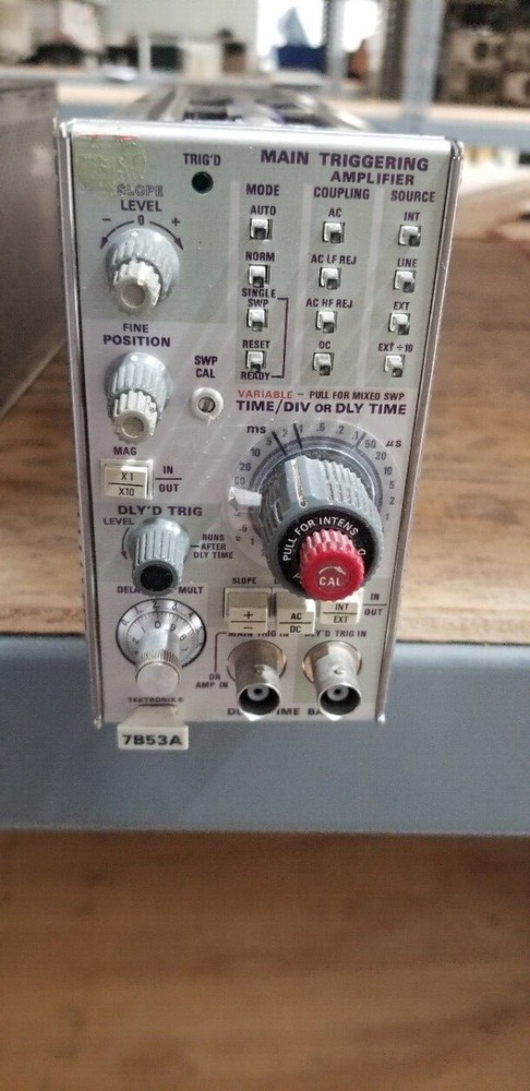 Tektronix 7B53A Dual Time Base Plug In Unit #15 READ!!