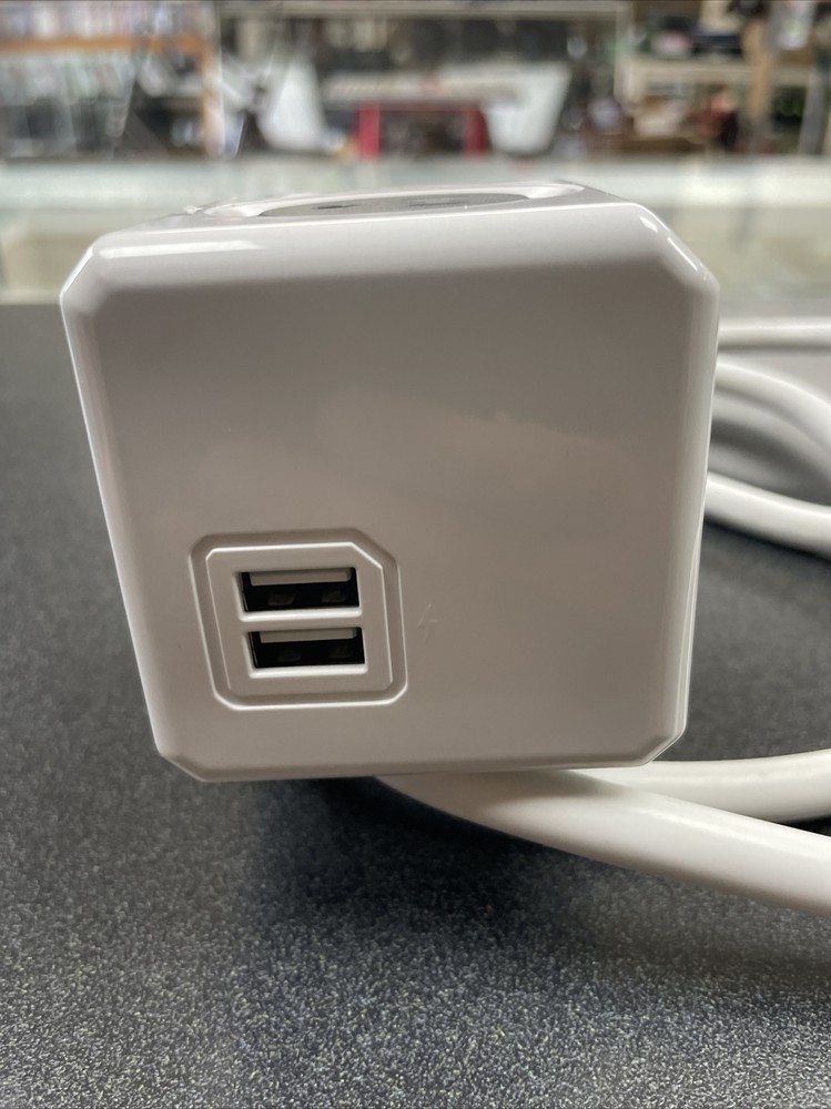 Allocacoc PowerCube Original USB, 4 outlet power adapter