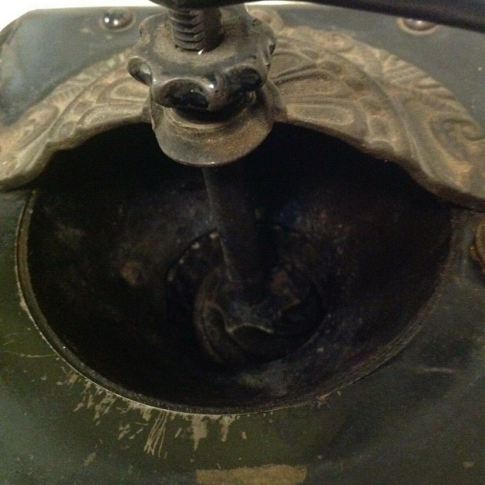 Vintage Tin Metal Coffee Grinder