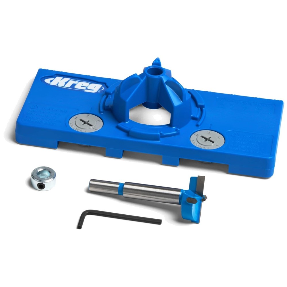 35mm Cup Drilling Jig - Adjustable Hinge Installation Tool