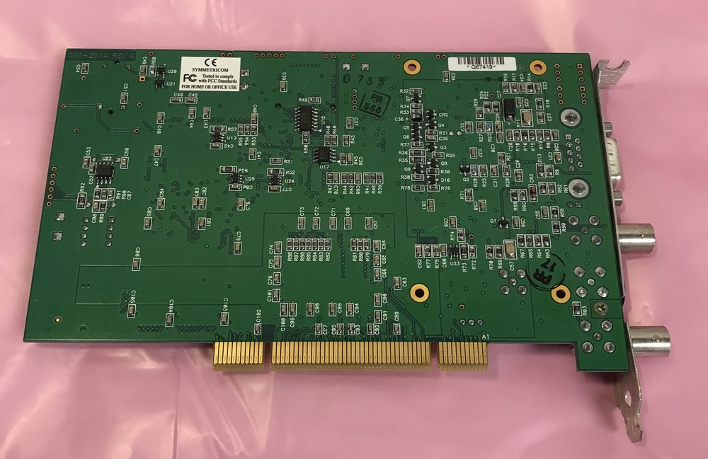 Symmetricom PCI-SG 2U TrueTime Multi-Func Time & Frequency PCI Plug-in Module