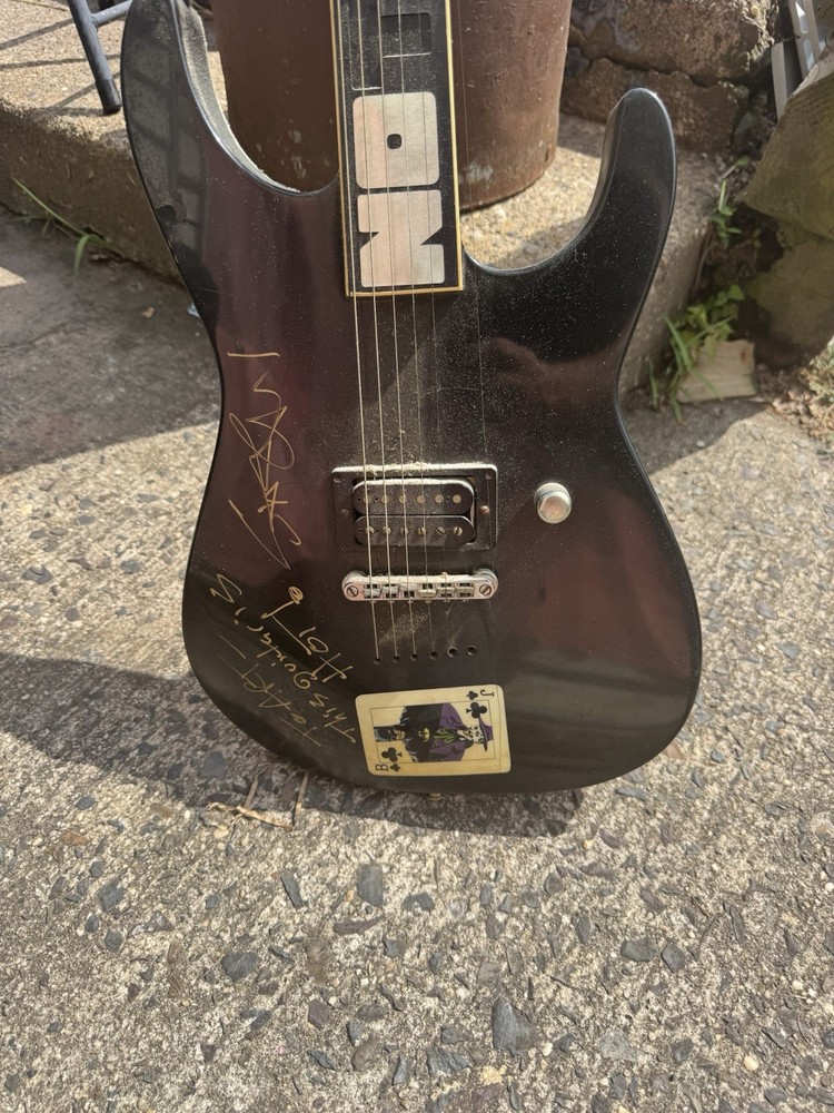 Anthrax - Scott Ian Signed Jackson Guitar - 1990 Studio Fire Survivor!!!