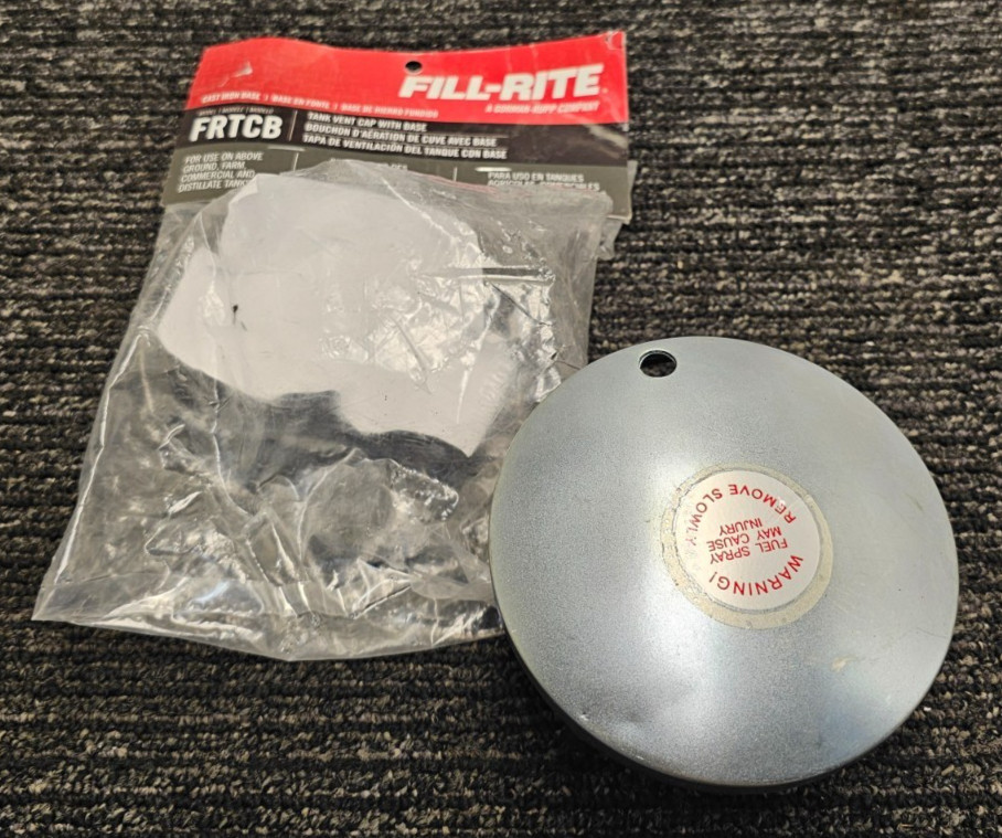 Fill-Rite FRTCB Vented Fill Cap with 2" Base