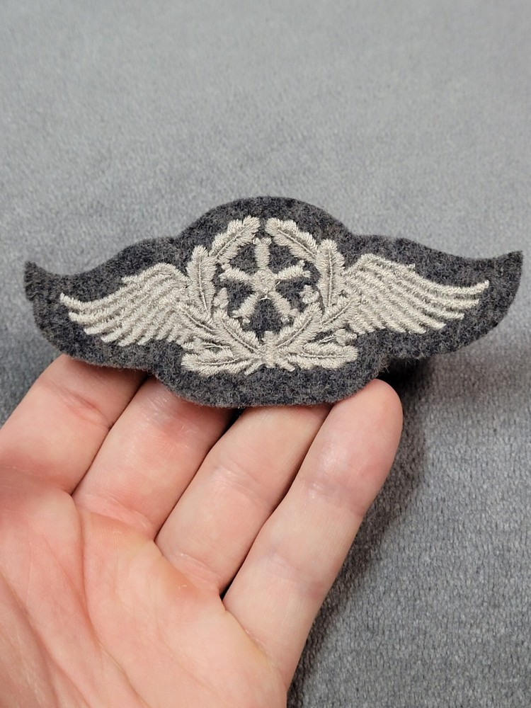 German WW2 Luftwaffe Flight Technical Personnel Mechanics Trade Patch Bring Back